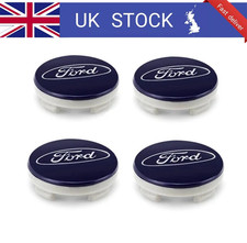 4x 54MM BLUE FORD ALLOY WHEEL