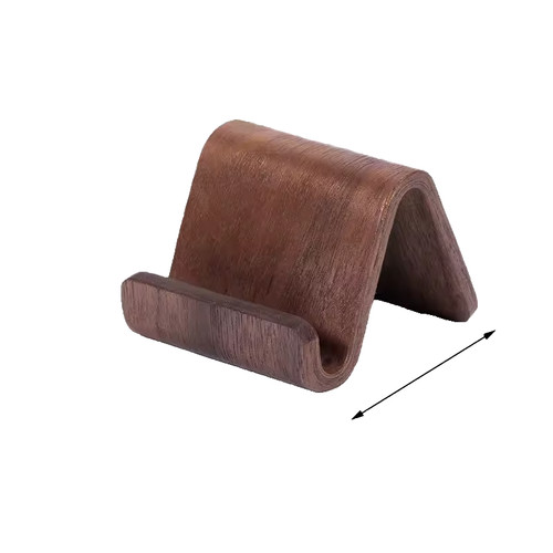 Wooden phone stand desk - phone, holder