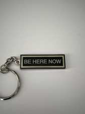 Oasis Be Here Now’ / D’You Know What I Mean’ Reversible Keyring Rare New Britpop