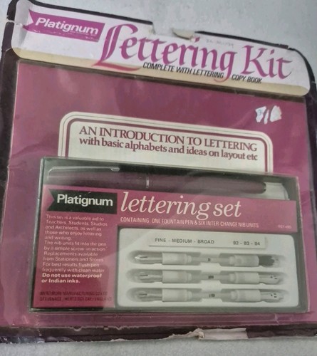 Platignum lettering kit - platignum,