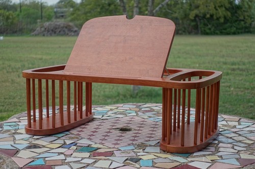 Wooden breakfast bed tray - bed,