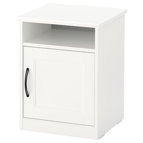 Ikea white bedside table - ikea,