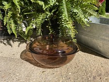 Pyrex Casserole Dish Corning Vision Amber Brown D-20 With Lid 2 Liter USA