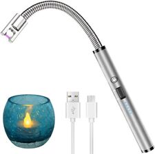 Electric Lighter USB Rechargeable Windproof Candle Lighter Flexible Neck Lighter