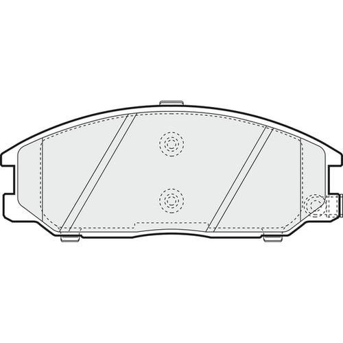 Brake pads set for hyundai - pads,