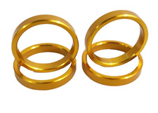 25MM X 5 MM STUB AXLE WHEEL SPACERS - THE BEST QUALITY X4  ROTAX -TONY KART OTK