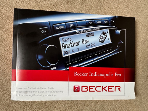 Becker indianapolis pro car - becker,