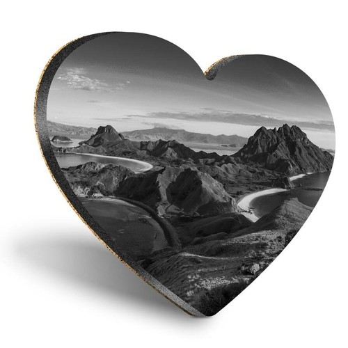 Heart mdf coasters - heart,
