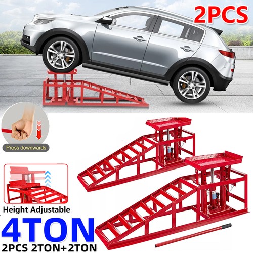 Heavy duty metal car ramp - x,