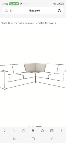 Ikea vimle corner section - vimle,