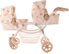 Twin Dolls Pram - Realistic