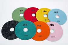150mm (6") ATS Premium Professional WET Diamond polishing pads Granite Marble