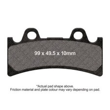 EBC Double H Sintered Street Brake Pad Front Left Yamaha YZF 750 SP 1993 - 1997