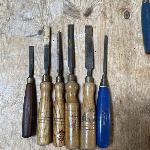 Wood working chisels - chisels, 6.