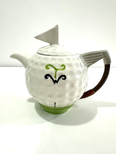 Vintage golf ball - ball, teapot