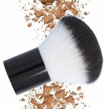 COMPACT BRONZER BRUSH Soft Bristle Face Makeup Powder Apply Kabuki Travel Size
