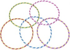 Abaseen Multicolor Hula Hoops Adults Fitness Kids Fun Exercise Plastic Ring Hoop