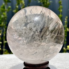 1.5LB Natural Clear Quartz Ball Crystal Gem Quartz Sphere Reiki Healing