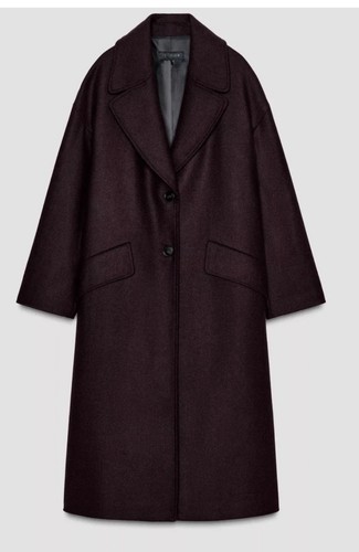 Bnwt zara burgundy oversized - zara,