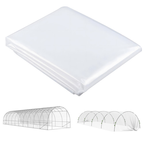 6x10m polytunnel cover clear - 6x10m,