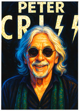PETER CRISS * Custom ACEO * Fun Novelty * MUSIC ARTIST * Art Card * ATC