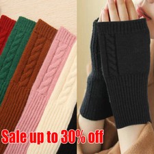 UK NEW Factory Seconds Cashmere Fingerless Gloves From Turtle Doves