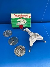 Vintage Moulinex Complete White Julienne Grater Chopper Box No. A1