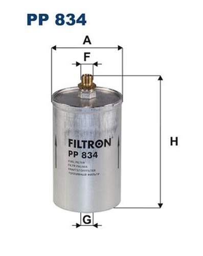Fits filtron 834 fuel - pp,