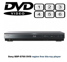 Sony BDP-S760 WiFi DVD 1-6 Multi region Blu-Ray Player 12M WARRANTY Dolby AVCHD
