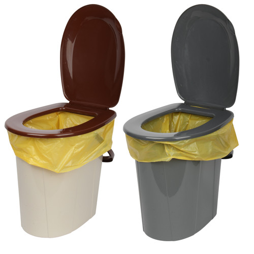 24l camping toilet bucket - bucket, loo