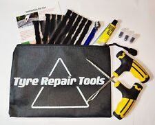 MOTORCYCLE CAR VAN TUBELESS TYRE PUNCTURE REPAIR KIT TIRE TOOL PLUG EMERGENCY UK