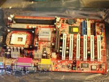 MSI 845E MAX MS-6566E V 2 PGA478 DDR ATX Motherboard AGP PCI IDE FDD audio