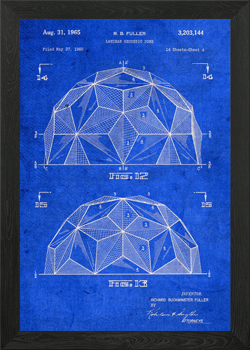 Fuller geodesic dome framed - fuller,