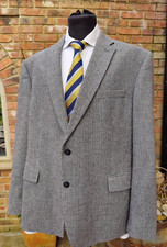 Grey Tweed Wool Blemd Jacket