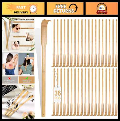 Pack bamboo back scratchers - 36,