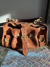 Mulberry Genuine  Emmy Tan Vintage Leather Bag With Handle