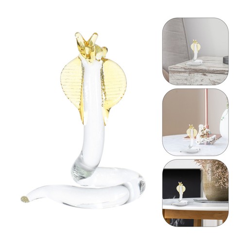 Snake crystal ornament desktop - snake,