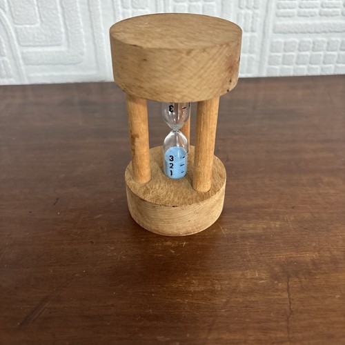 Vintage wooden egg - wooden,