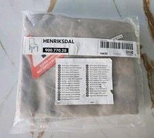 IKEA Henriksdal Chair Cover 900.770.28 Kungsvik Sand Beige Suede Effect New