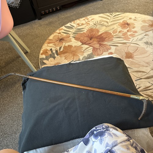 Swagger stick with bone - with,