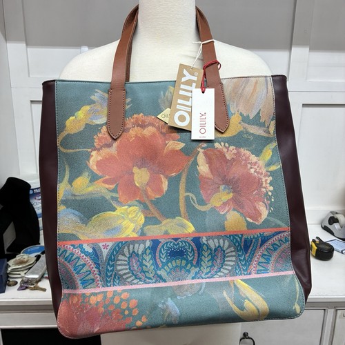 Oilily leather tote bag - oilily,