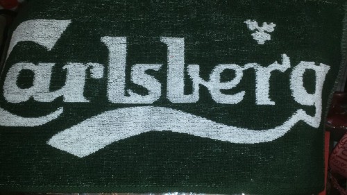 Carlsberg new bar towel - new,