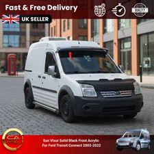 Sun Visor Solid Black Front