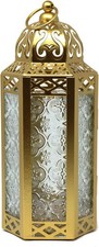 VELA LANTERNS Gold Moroccan