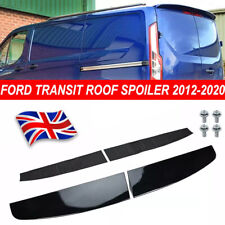 GLOSS BLACK REAR TWIN BARN DOOR ROOF SPOILER FOR FORD TRANSIT CUSTOM 2012-2018