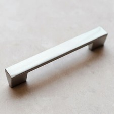 Nickel Kitchen Cupboard Handle 160mm Brushed Cabinet Door Drawer Furniture Pull