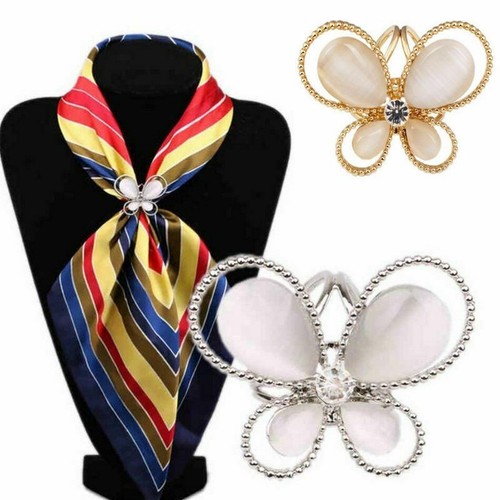 Women butterfly silk scarf - butterfly,
