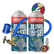 ClimaSet Air Conditioning refill, R134a refrigerant kit, air conditioner 2x235g