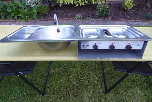 Sink grill and hob stove - and, 2