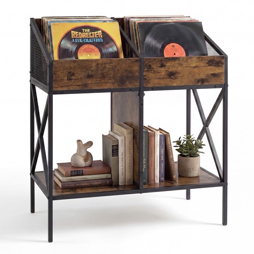 Grid vinyl record storage - record,